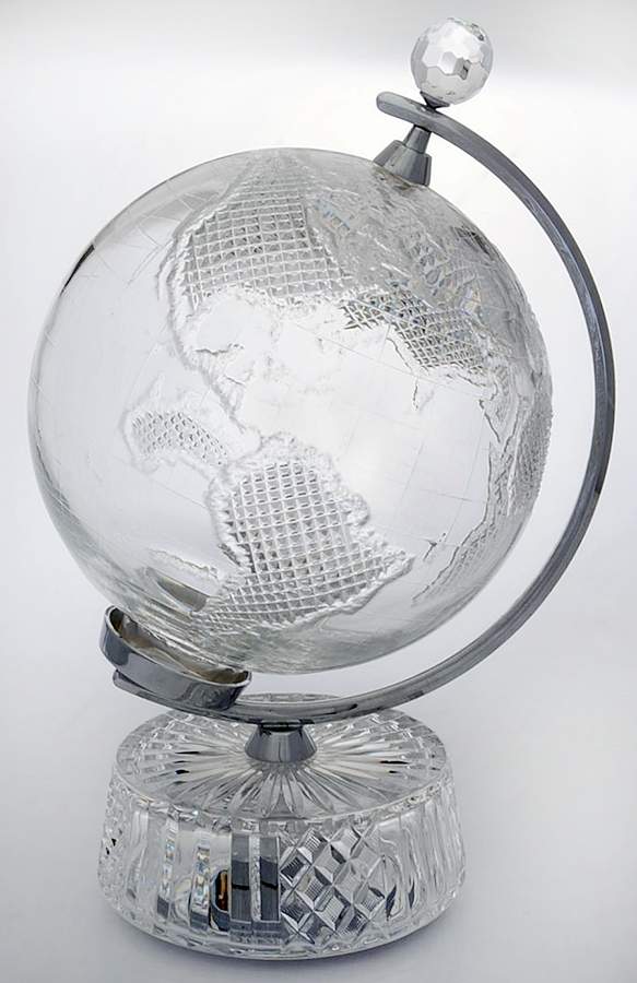 Waterford World Globe Globe-Large - With Box by Waterford Crystal-1