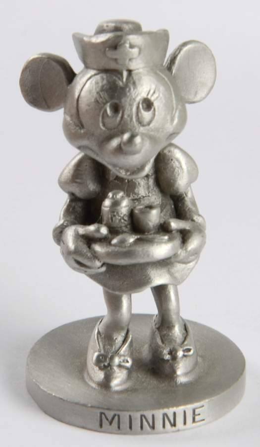 Disney Pewter Figurines Minnie Nurse - No Box by Walt Disney Productions-1
