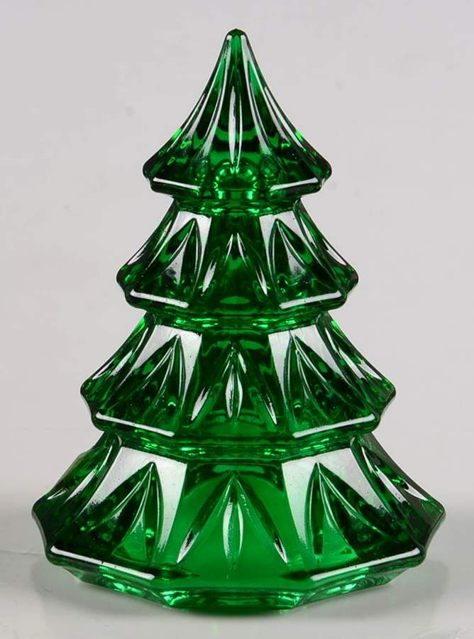 Marquis Christmas Figurines Christmas Tree-Green - With Box by Waterford Crystal-1