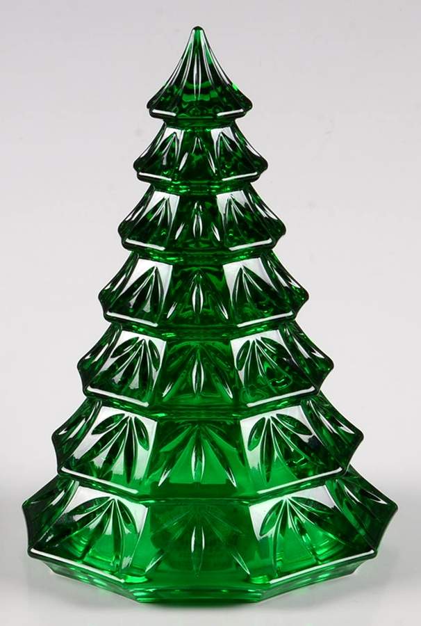 Marquis Christmas Figurines Christmas Tree-Green Large - Boxed by Waterford Crystal-1
