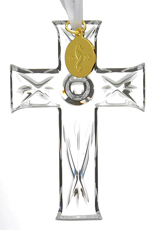Annual Mini Ornament Mini Cross Ornament - No Box by Waterford Crystal-1