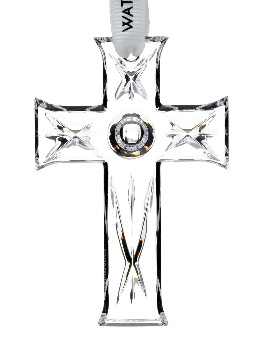 Annual Mini Ornament Miini Cross #2 - Boxed by Waterford Crystal-1