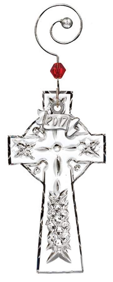 Annual Mini Ornament Cross - Boxed by Waterford Crystal-1