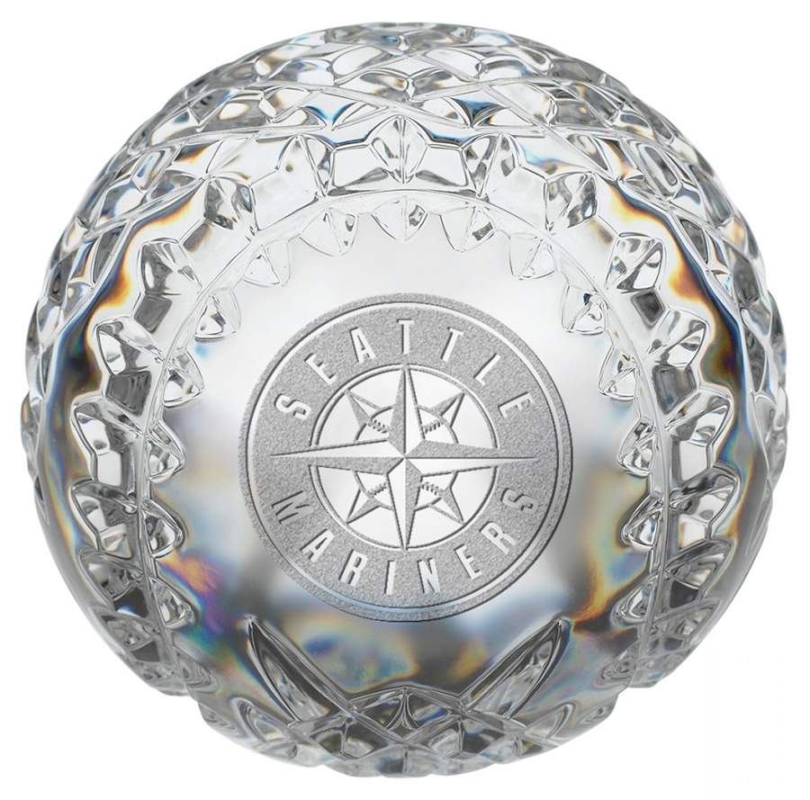 Major League Baseball Seattle Mariners  - No Box by Waterford Crystal-1