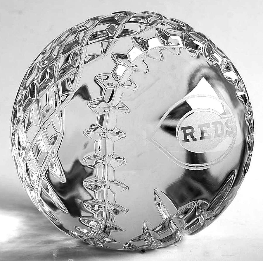 Major League Baseball Cincinnatti Reds - Boxed by Waterford Crystal-1