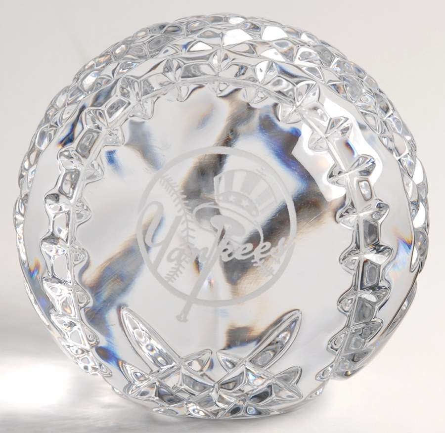 Major League Baseball New York Yankees  - No Box by Waterford Crystal-1