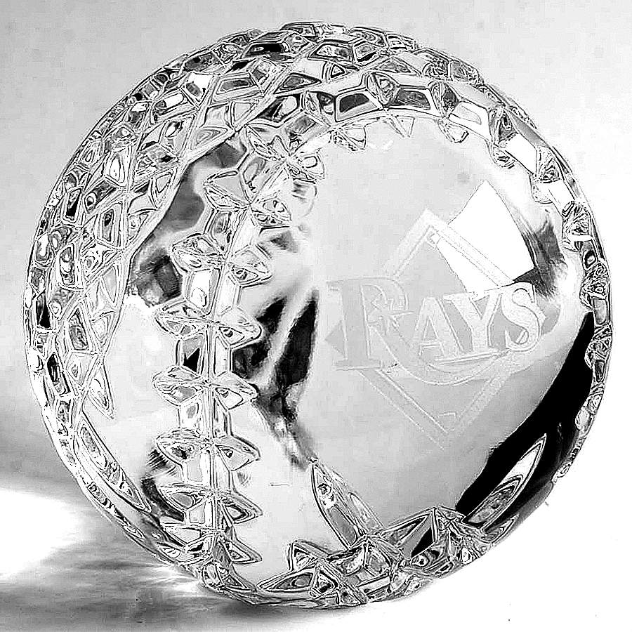 Major League Baseball Tampa Bay Rays  - No Box by Waterford Crystal-1