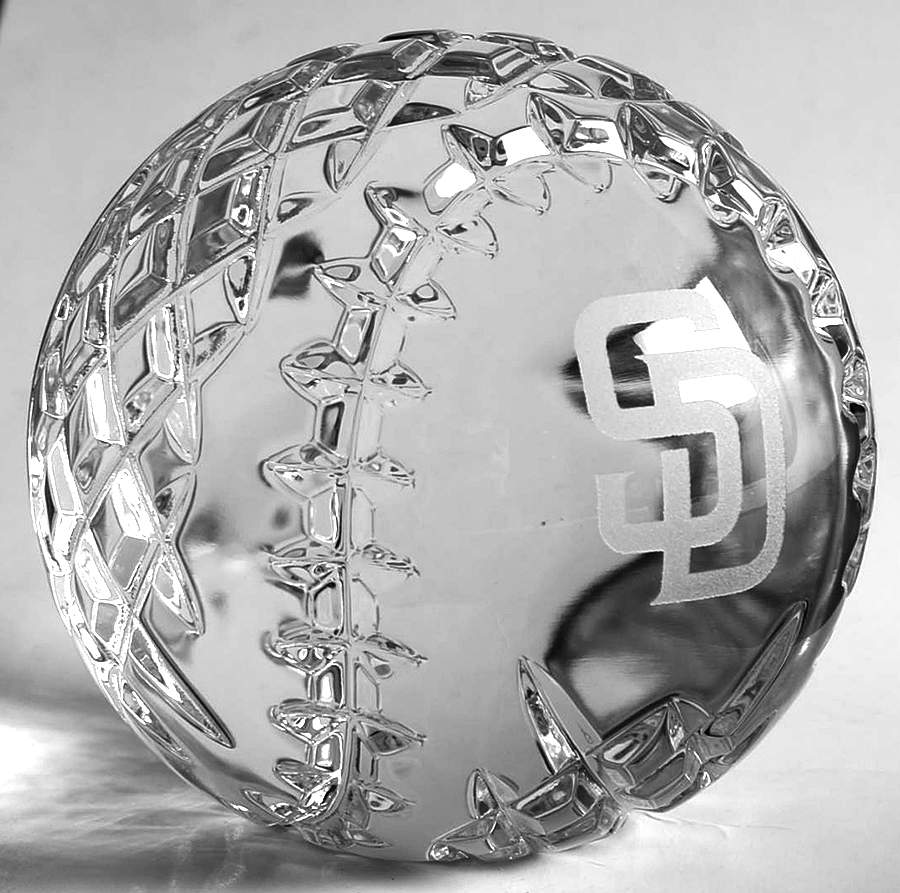 Major League Baseball San Diego Padres - Boxed by Waterford Crystal-1