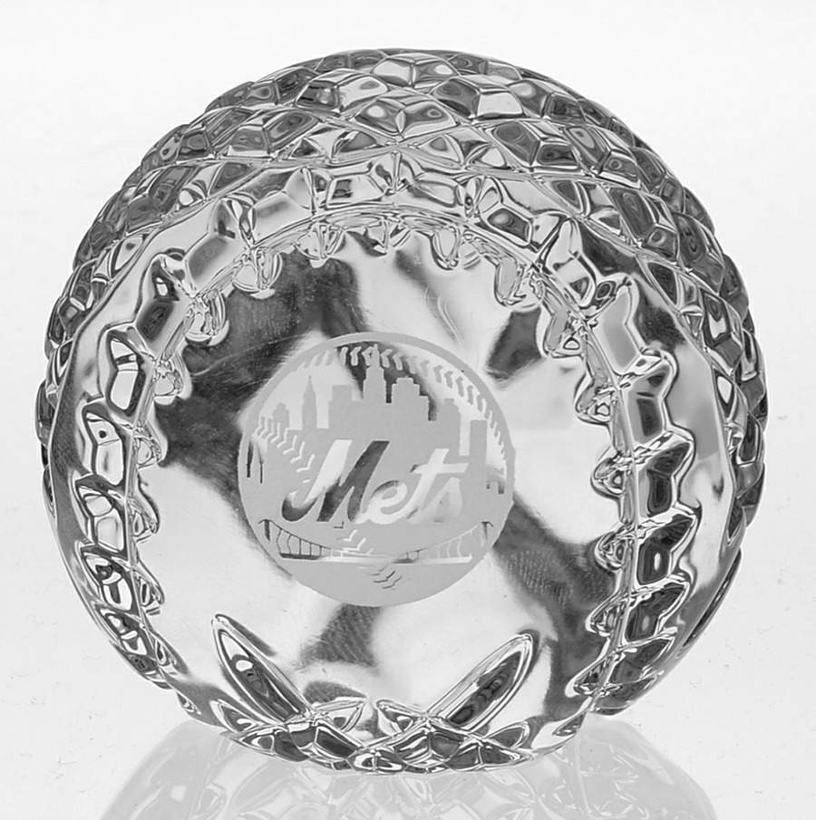 Major League Baseball New York Mets  - Boxed by Waterford Crystal-1