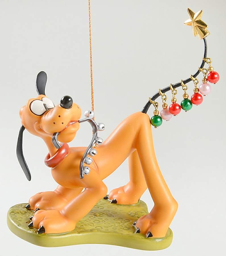 Pluto's Christmas Tree Ornaments Pluto Helps Decorate - Boxed by Walt Disney Classics-1