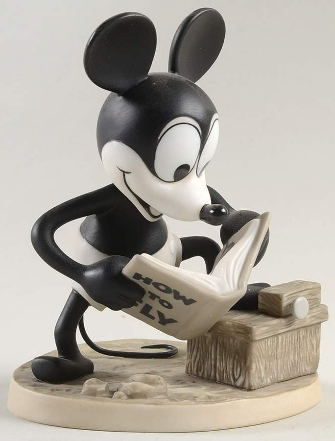 Mickey Through the Years How To Fly-Plane Crazy - With Box by Walt Disney Classics-1