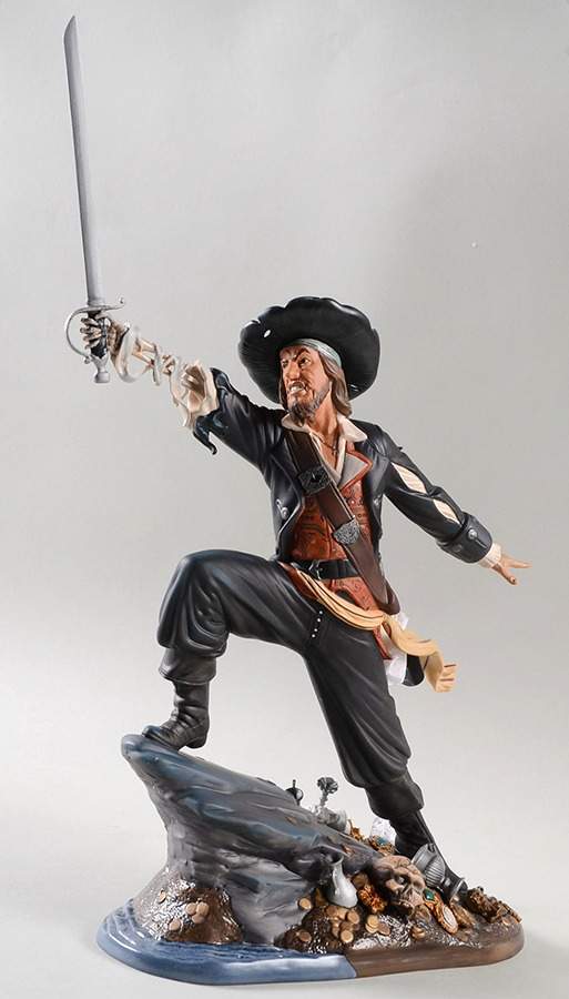 Pirates of the Caribbean Black-Hearted Brigand-Barbossa - Boxed by Walt Disney Classics-1