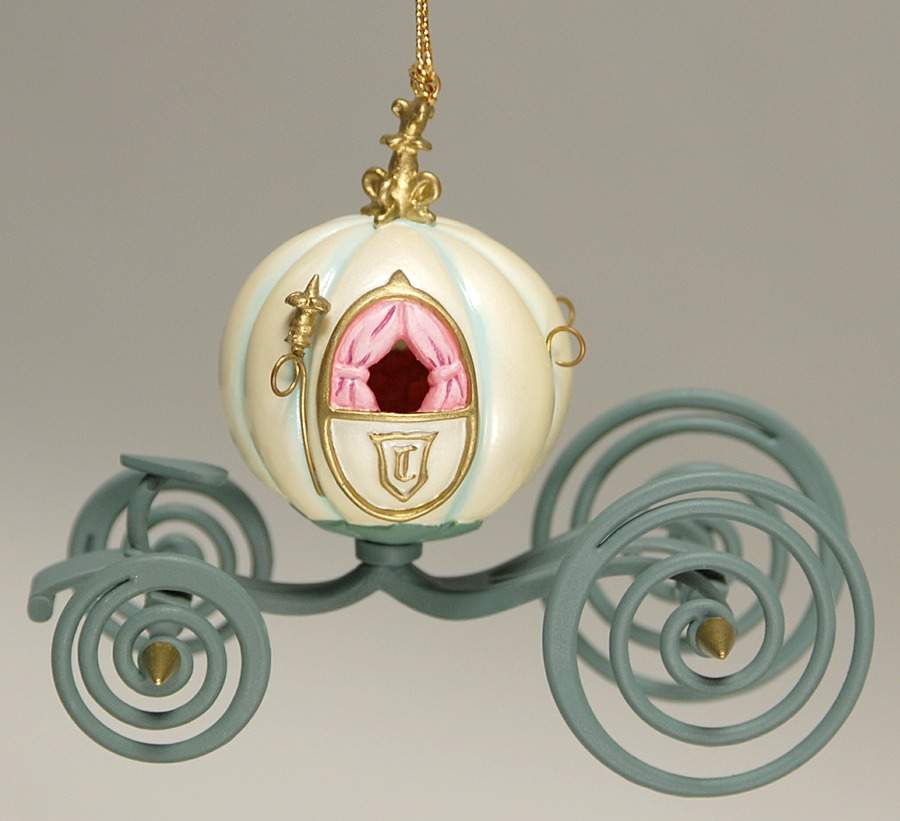 Enchanted Places Ornaments An Elegant Coach For Cinderella - No Box by Walt Disney Classics-1