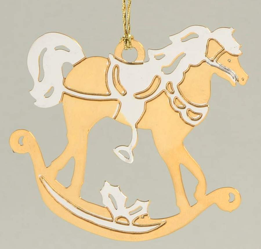 Reflections Rocking Horse - No Box by Wallace Silver-1