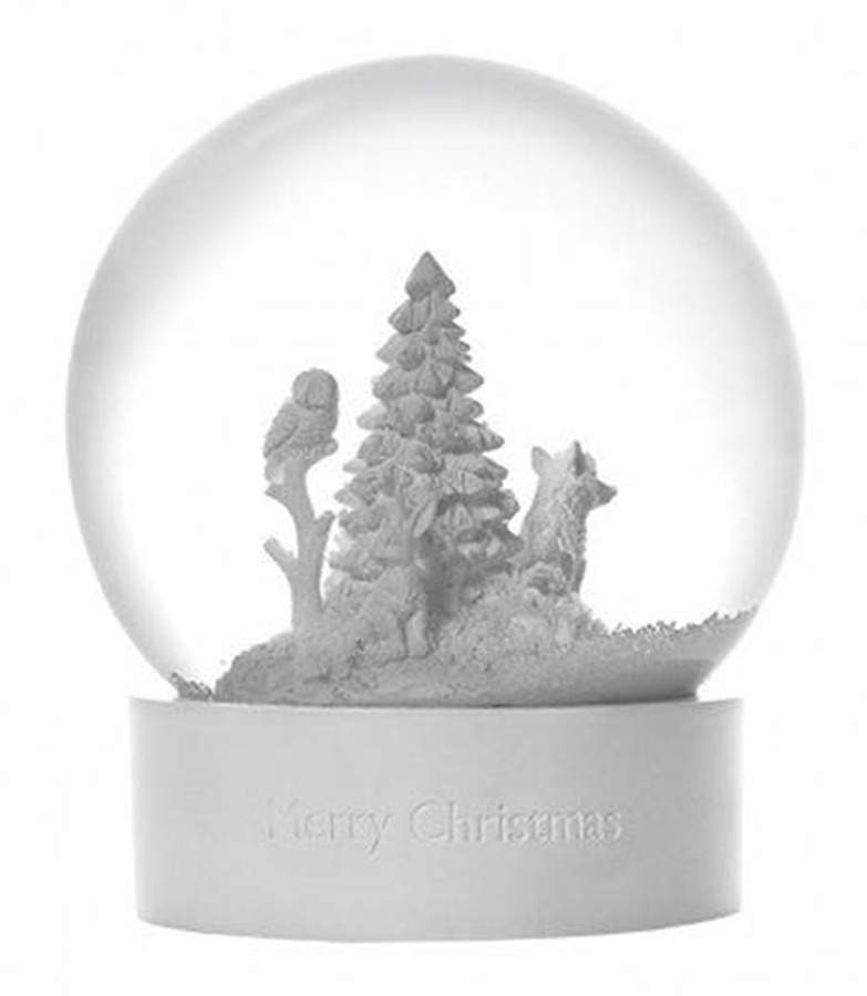 Christmas Snowglobes Merry Christmas - Woodland Scene - No Box by Wedgwood-1