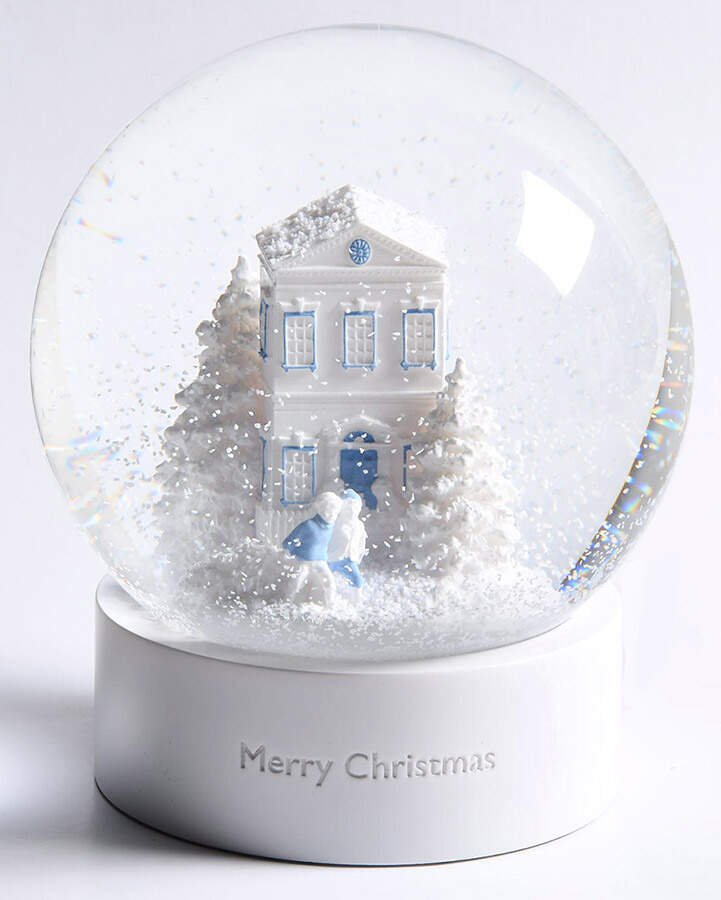 Christmas Snowglobes Christmas House - Boxed by Wedgwood-1