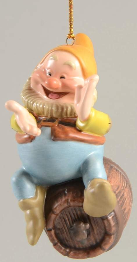 Snow White & the Seven Dwarfs Ornaments Happy - No Box by Walt Disney Classics-1