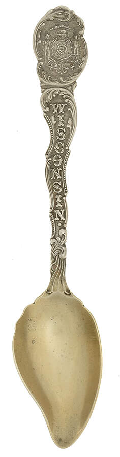 Souvenir Spoons Wisconsin - No Box by Wendell-1