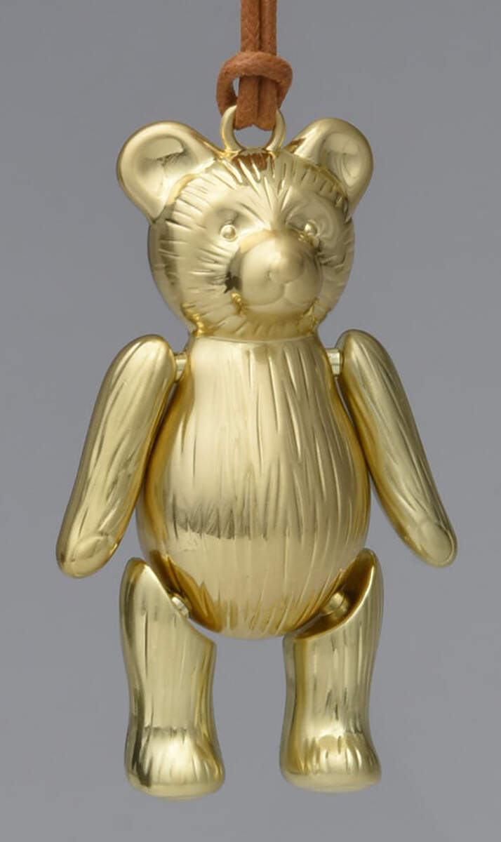 Golden Ornaments Christmas Teddy - Boxed by Waterford-1