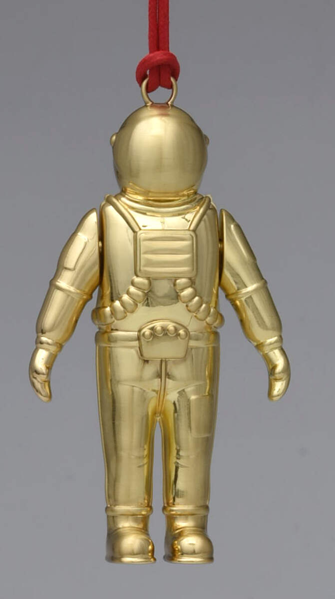 Golden Ornaments Spaceman - No Box by Waterford-1