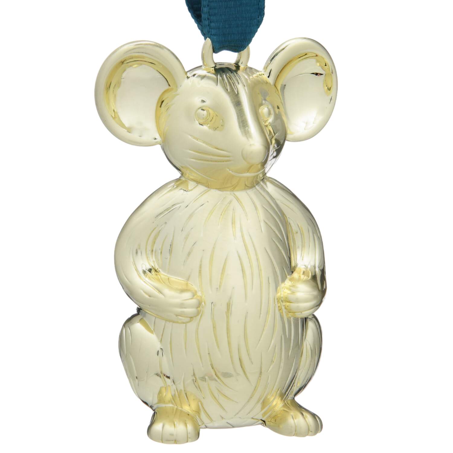 Golden Ornaments Mouse - Boxed by Waterford-1