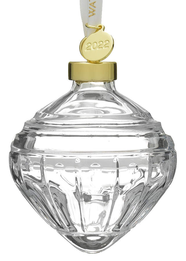 Winter Wonders Clear Bauble-Winter Rose - Boxed by Waterford Crystal-1