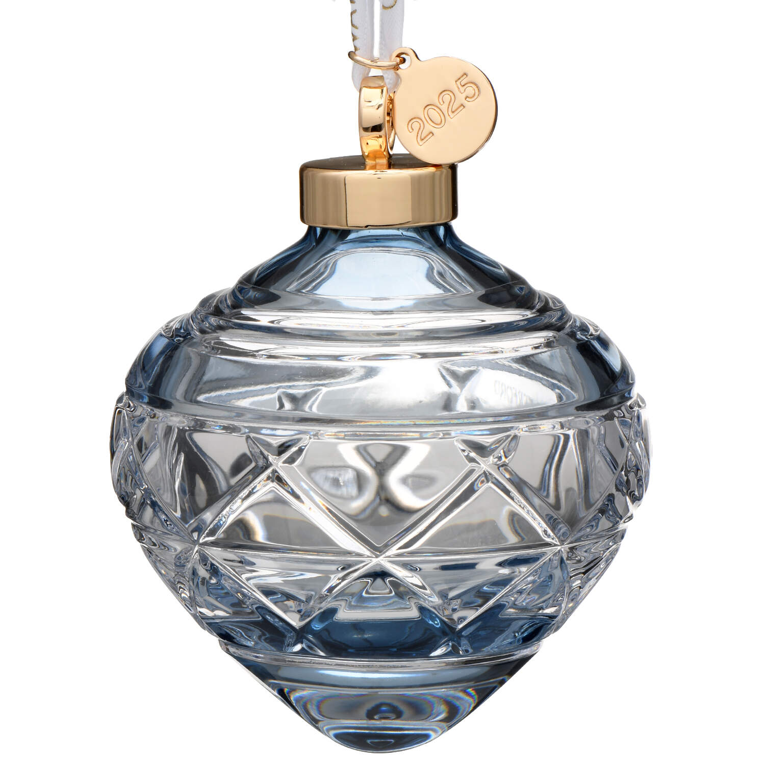 Winter Wonders Snowflakes Bauble- Blue - No Box by Waterford Crystal-1