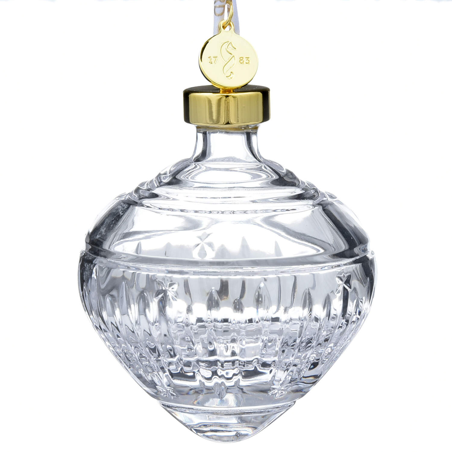 Winter Wonders Clear Bauble-Midnight Frost - No Box by Waterford Crystal-1
