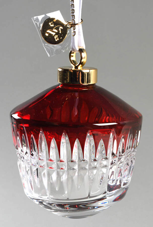 New Year  Annual Bauble Ornament 2024-Red - Boxed by Waterford Crystal-1