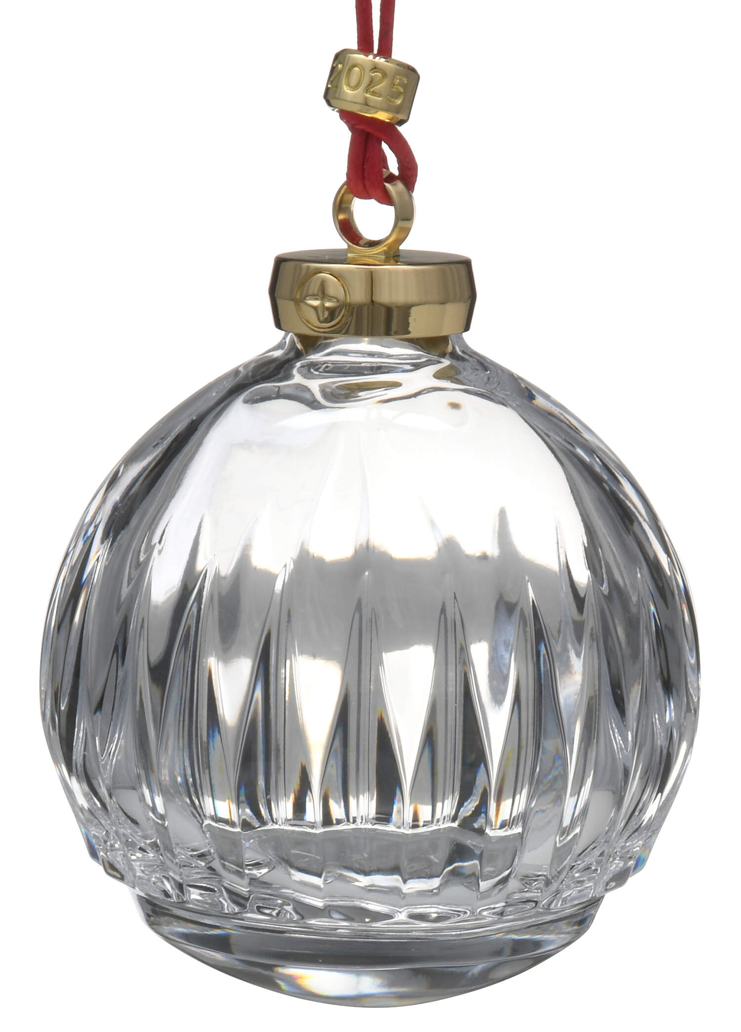 New Year  Annual Bauble Ornament 2025-Firework Clear - Boxed by Waterford Crystal-1