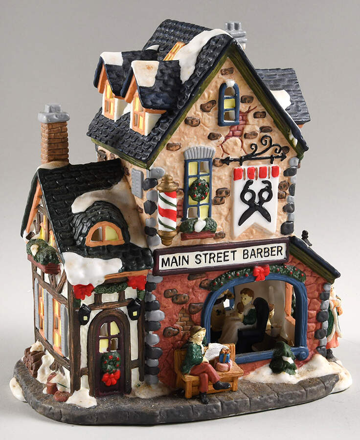 Holiday Time Village Barber - Boxed by Walmart (Wal-Mart)-1