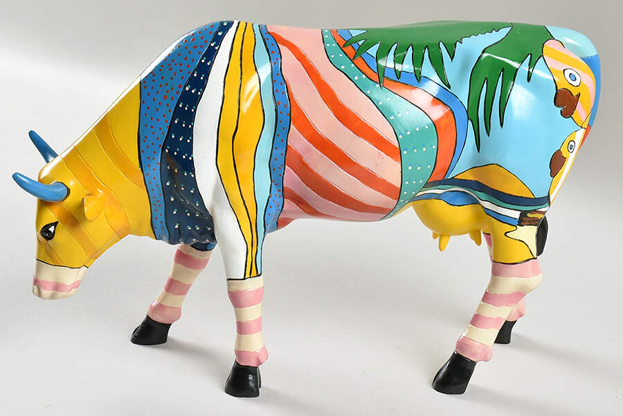 Cow Parade-Museum Editions Boca Bovine - With Box by Westland Giftware-1