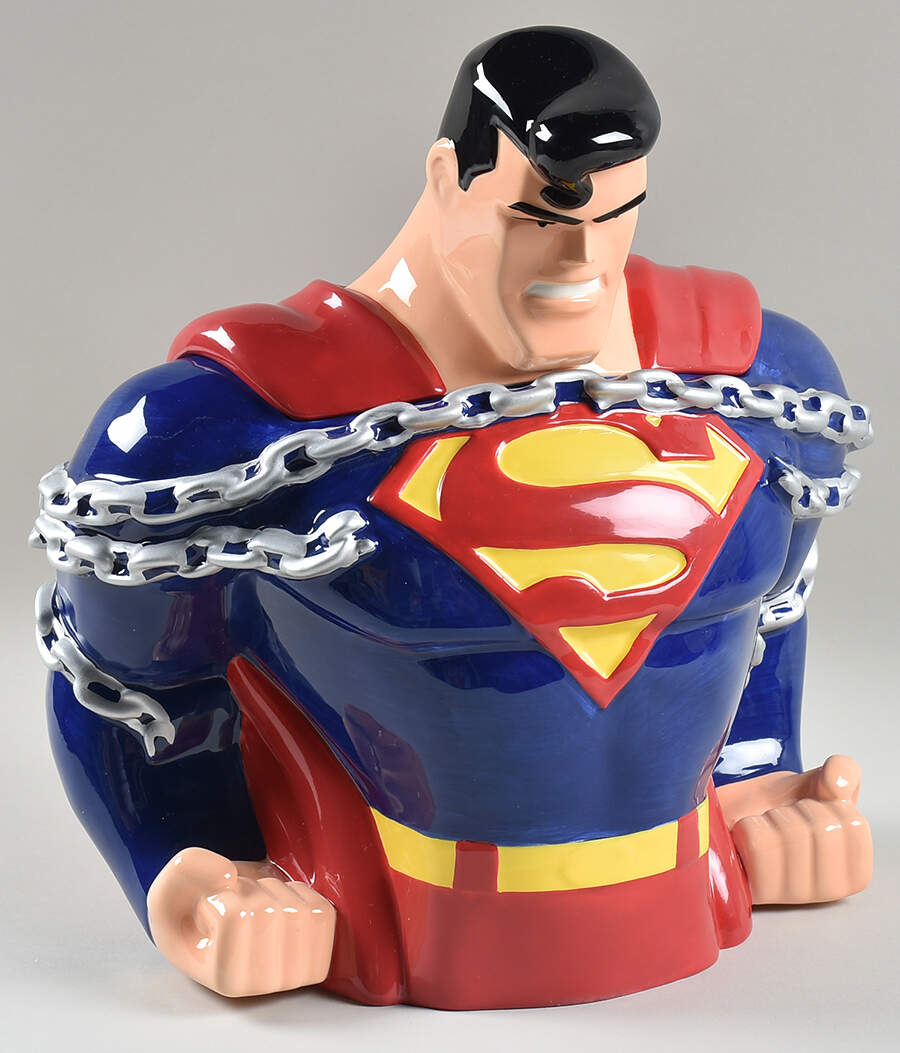 Cookie Jars Superman In Chains - Boxed by Warner Brothers-1
