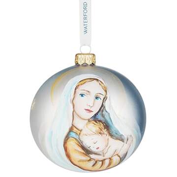 Painted Scenes, Art Mother And Baby Bauble - Boxed by Waterford Crystal-1