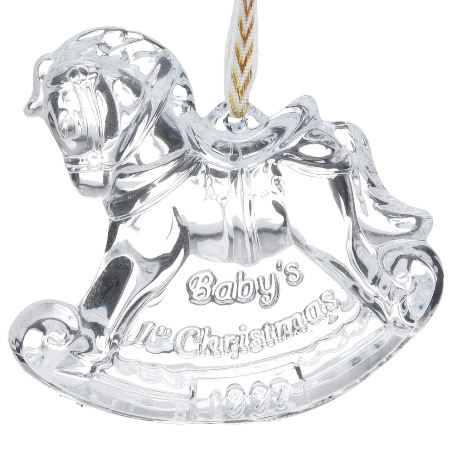 Childhood Christmas Memories Baby's First Christmas-Rocking Horse - No Box by Waterford Crystal-1