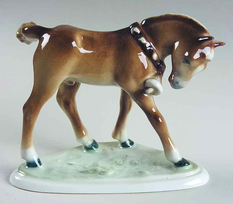 Zsolnay Figurines Draft Horse Foal - No Box by Zsolnay-1