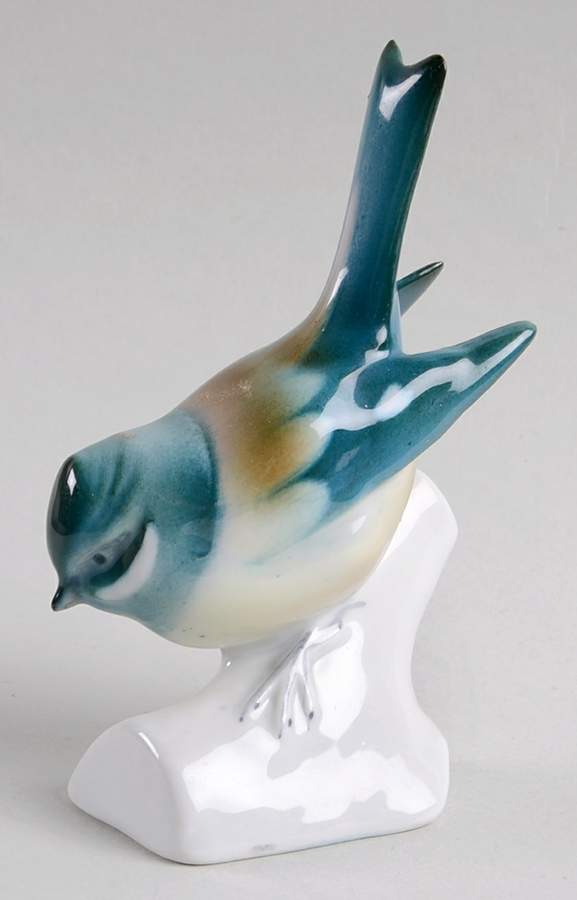 Zsolnay Figurines Blue Bird - No Box by Zsolnay-1