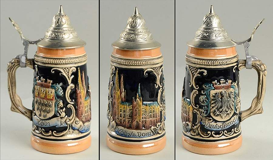 Zoller & Born Steins Cologne Cathedral-Germany - No Box by Zoller & Born-1