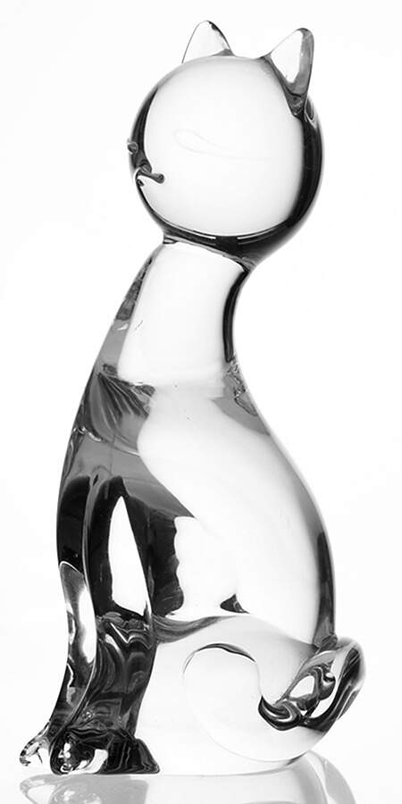 Zanetti Art Glass Cat - No Box by Zanetti-1