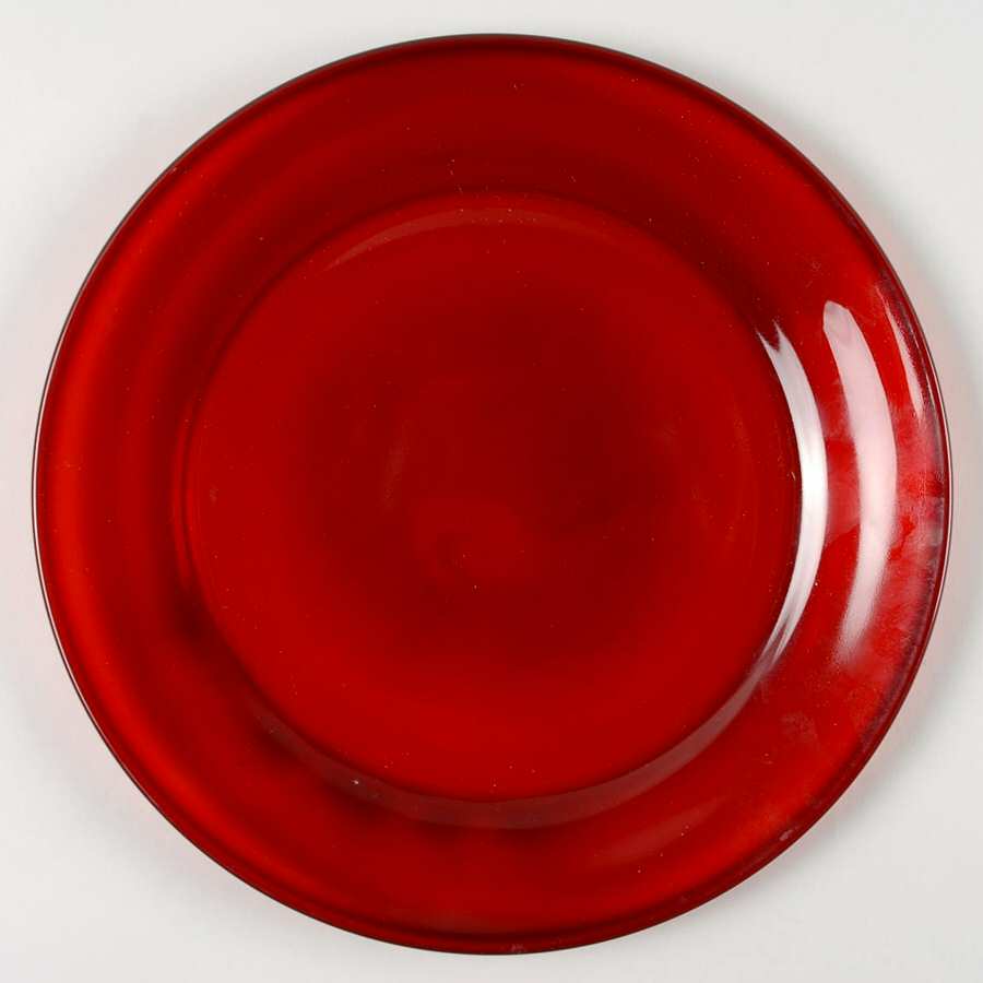 Classique Ruby (Rim) Dinner Plate by Arcoroc-1