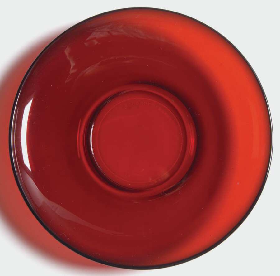 Classique Ruby (Rim) Saucer Only by Arcoroc-1