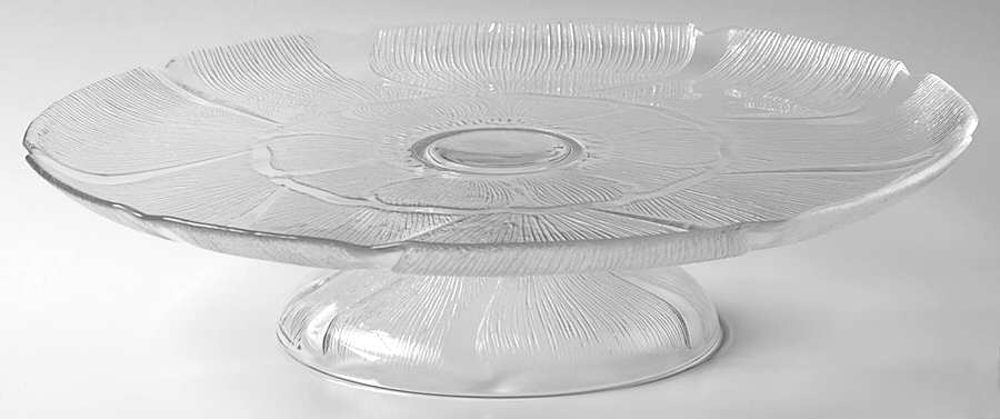 Fleur 12" Diameter Cake Stand/Pedestal by Arcoroc-1