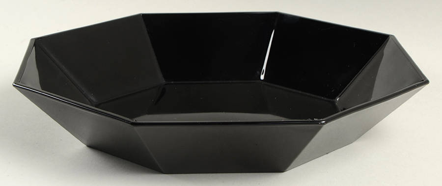 Octime Black 10" Octagonal Bowl by Arcoroc-1