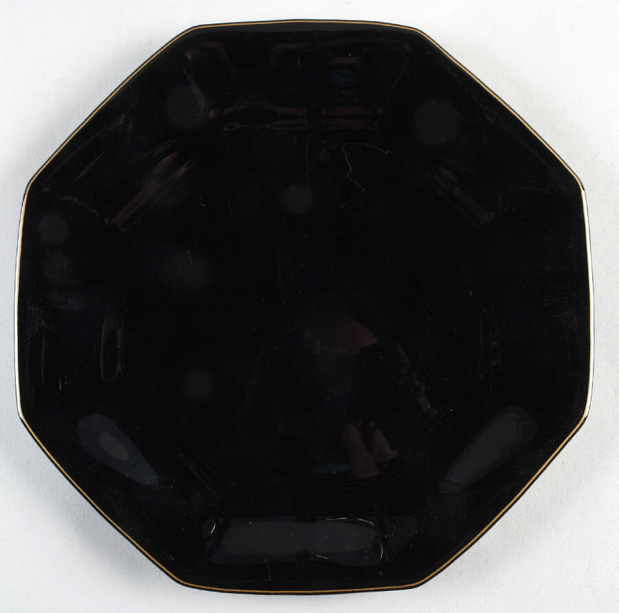 Octime Black Dinner Plate by Arcoroc-1