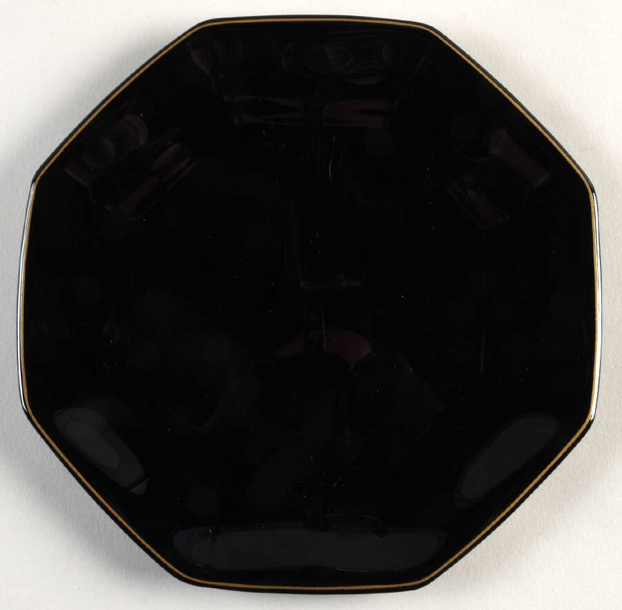 Octime Black 7" Salad Plate by Arcoroc-1