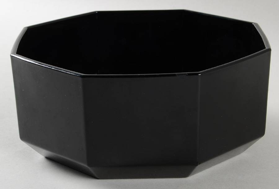 Octime Black 7" Octagonal Bowl by Arcoroc-1