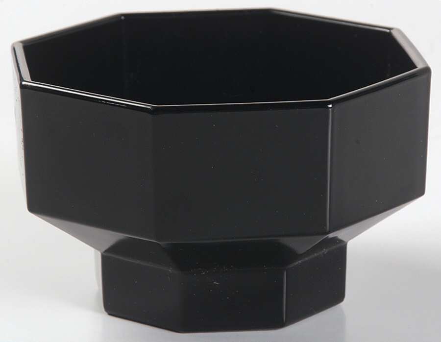 Octime Black Sundae Glass by Arcoroc-1