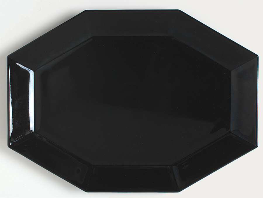 Octime Black 13" and Over, Platter by Arcoroc-1