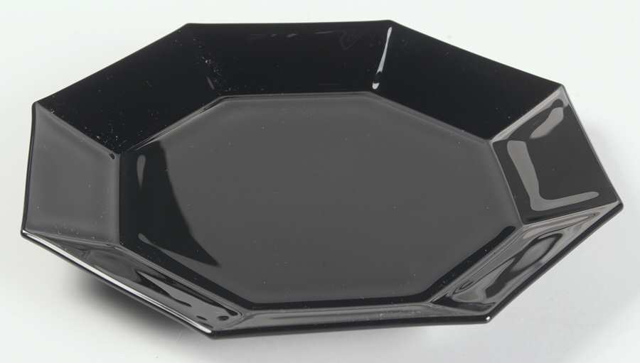 Octime Black 8" Salad Plate by Arcoroc-1