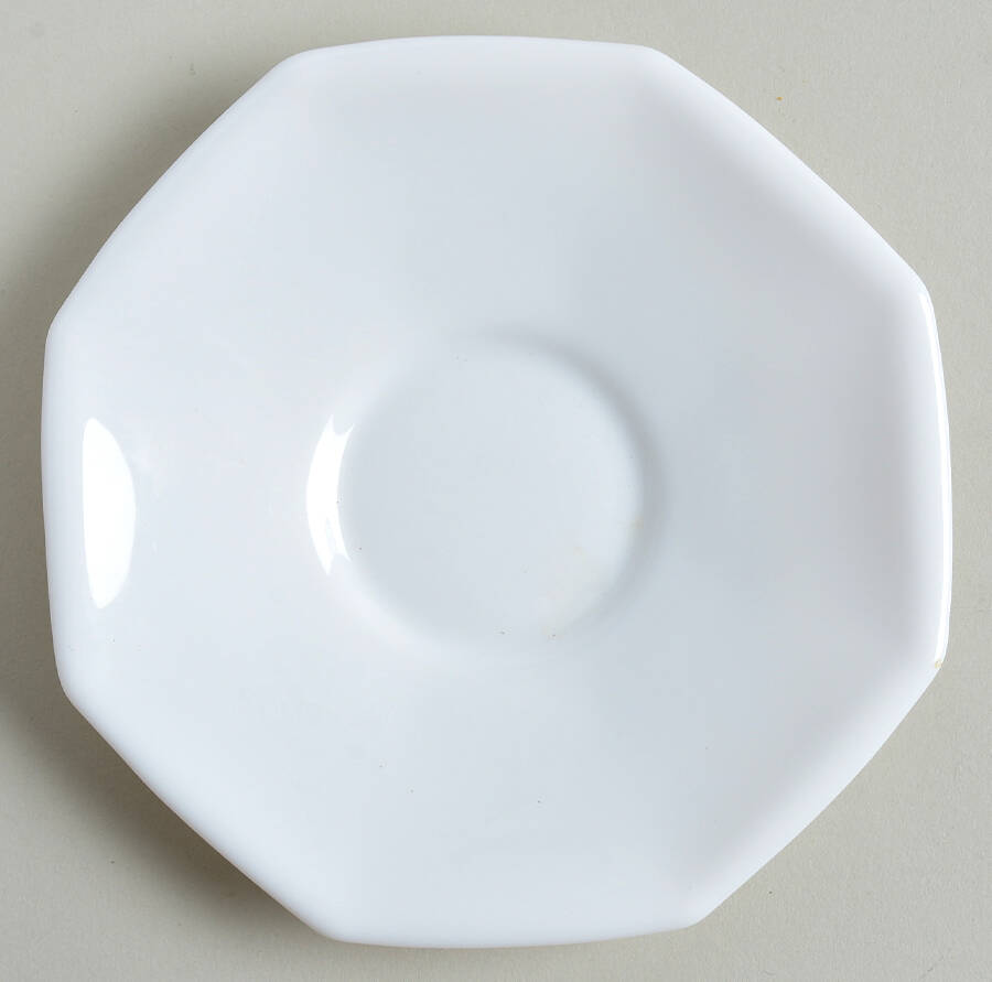 Octime White Saucer Only by Arcoroc-1